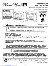 Pleasant hearth VFS2-L30DT Manuals | ManualsLib