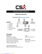 CSX P330A Instructions Manual