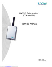 Adcon M433LC Technical Manual