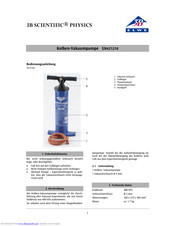 3B Sientific U8421210 Instruction Sheet