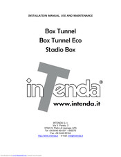 Intenda Box Tunnel Installation, Use And Maintenance Manual