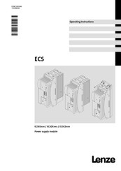 Lenze ECSEE020 Operating Instructions Manual