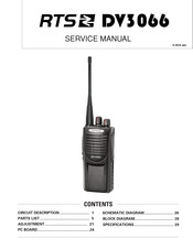 RTS DV-3066 Service Manual