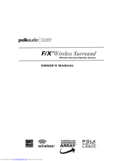 Polk Audio F/X Wireless Surround Owner's Manual
