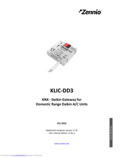 Zennio KLIC-DD3 User Manual
