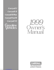 Club Car Carryall II Plus 1999 Owner's Manual