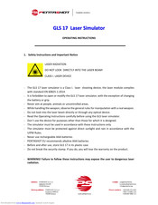 Pentashot GLS 17 Operating Instructions Manual