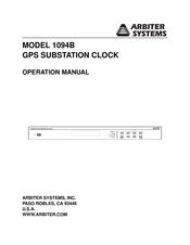 Arbiter Systems 1094B Operation Manuals