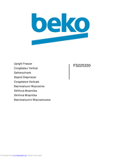Beko FS225330 Instructions For Use Manual