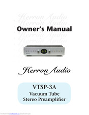 Herron Audio VTSP-3A Owner's Manual