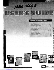 Maytag MMC500B User Manual