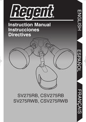Regent SV275RWB Instruction Manual