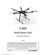 Downwind S-800 Operator's Manual