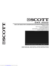 Scott DRX 2002 User Manual And Installation Instructions