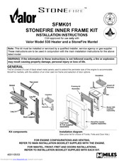 Valor StoneFire SFMK01 Installation Instructions Manual