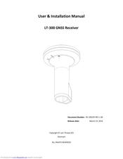 Lars Thrane LT-300 User & Installation Manual