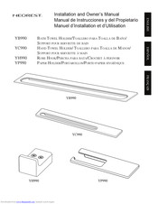 Neorest YC990 Installation Manual