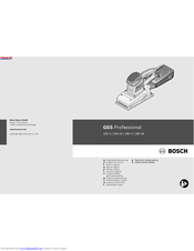 Bosch GSS Professional 230 A Original Instructions Manual
