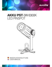 EuroLite AKKU PST-3W 6300K User Manual