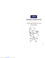 J.burrows CARTER MEDIUM BACK CHAIR Assembly Instructions