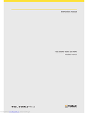 Vimar 01546 Installation Manual