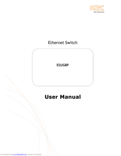 KBC ESUG8P User Manual