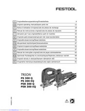 Festool PSB 300 Q Original Operating Manual And Spare Parts List