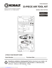 Kobalt SGY-AIR166 User Manual