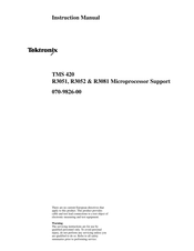 Tektronix R3081 Instruction Manual