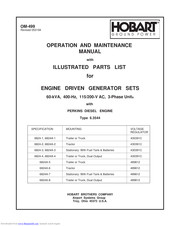 Hobart 6824A-4 Operation And Maintenance Manual