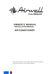 Airwell KN-30SH Owner's Manual And Installation Instructions