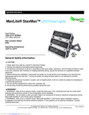 MaxLite StaxMax Operating Instructions Manual