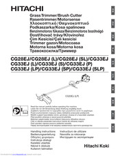 Hitachi Koki CG33EJ Handling Instructions Manual