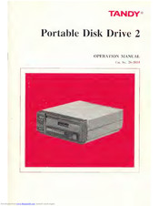 Tandy Portable Disk Drive 2 Operation Manual