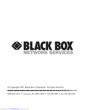 Black Box LH1710A-SCRS-EU Manual