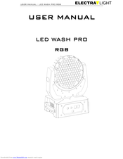 Electra Light LED WASH PRO 3W User Manual