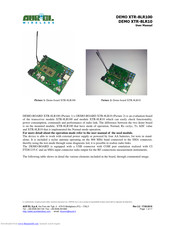 AUREL DEMO XTR-8LR10 User Manual