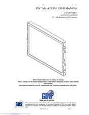 GDS G1500191-G1500194 Installation & User Manual