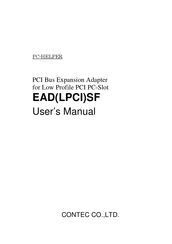 Contec EAD(LPCI)SF User Manual