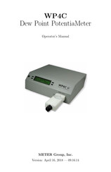 METER Group, Inc. WP4C Operator's Manual