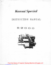 Kansai R9000 Instruction Manual