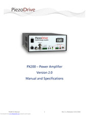 PiezoDrive PX200 Manual