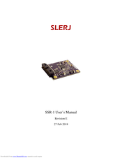Slerj SSR-1 User Manual