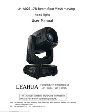 leahua LH-A025 User Manual