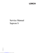 LORCH Saprom S Service Manual