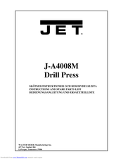 Jet J-A4008M Instructions Manual