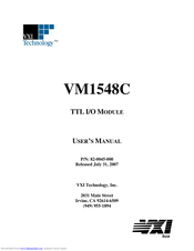 VXI Technology VM1548C User Manual