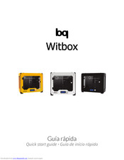 bq Witbox Quick Start Manual