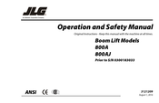 JLG 800AJ Operation And Safety Manual