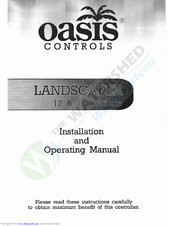 Oasis Landscaper 16 Installation And Operation Manual